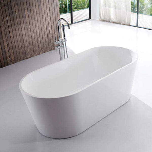 Badekar - Oval Ultraslim 140 - fritstående badekar