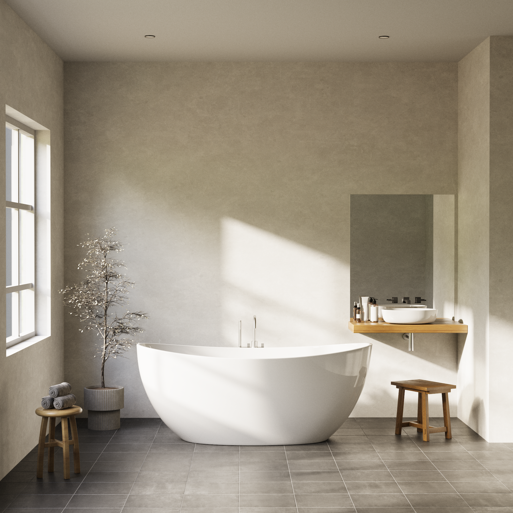 Toscana 170 - Italiensk stenbadekar.