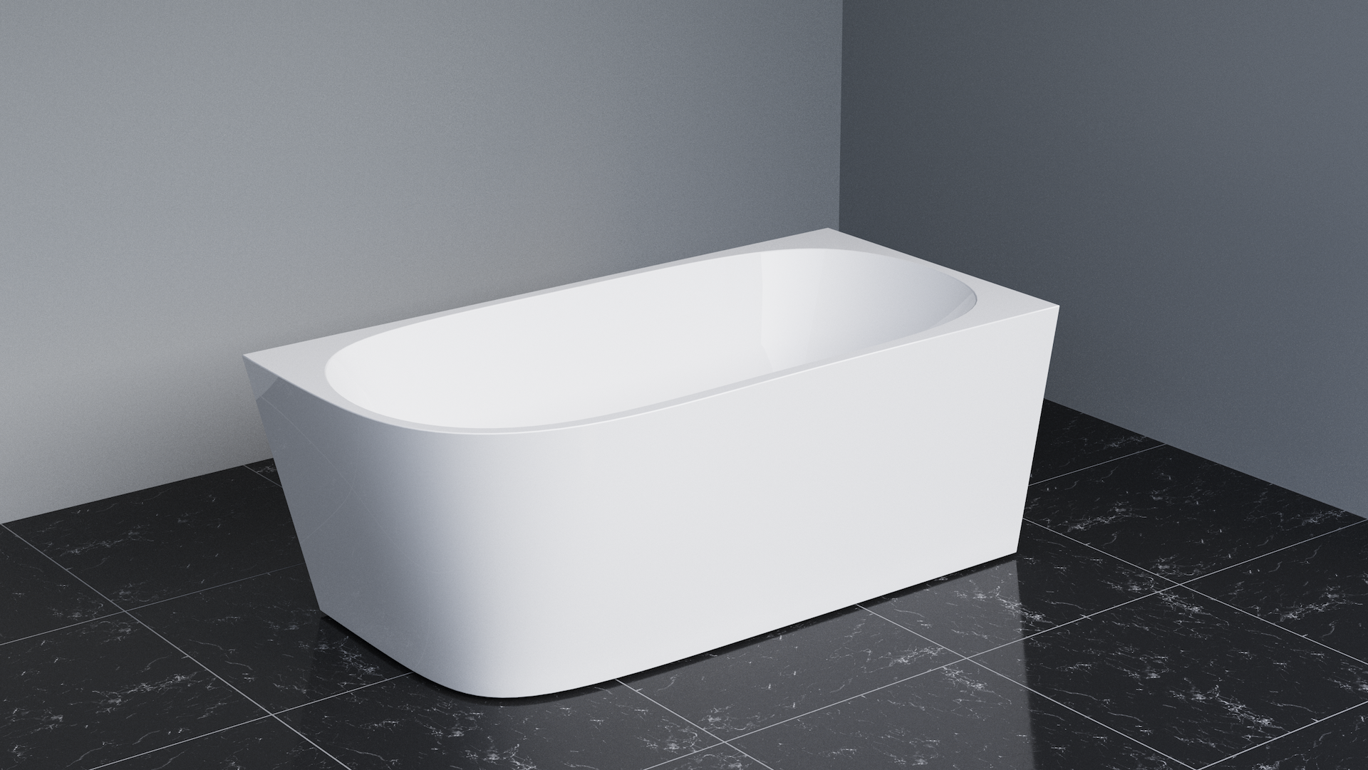 Corner 150 - hjørnebadekar