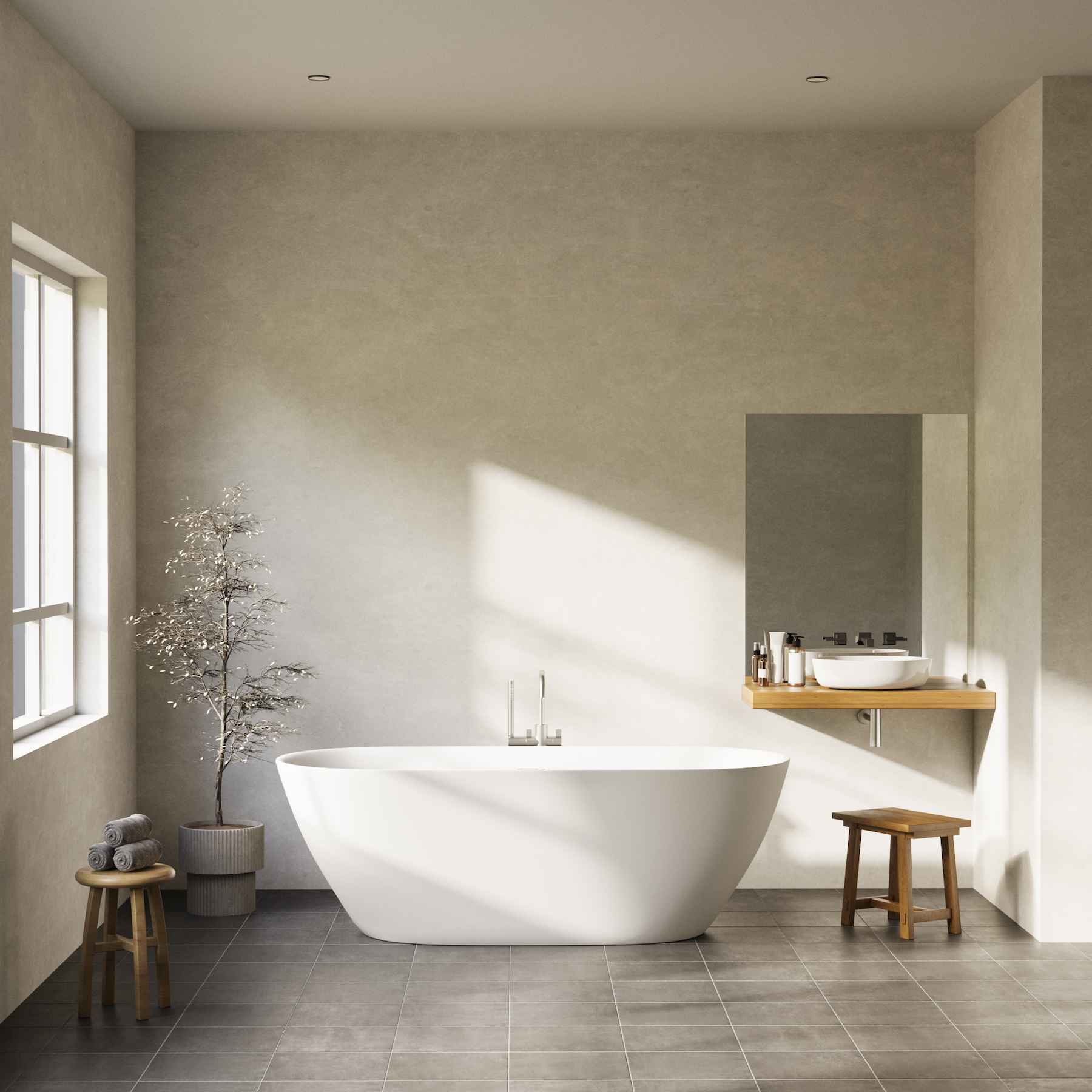 Fritstående badekar Smash 170