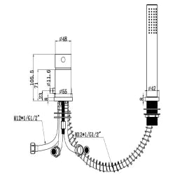 Montana Indbygningsarmatur til spabade.