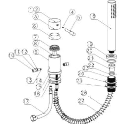 Montana Indbygningsarmatur til spabade.