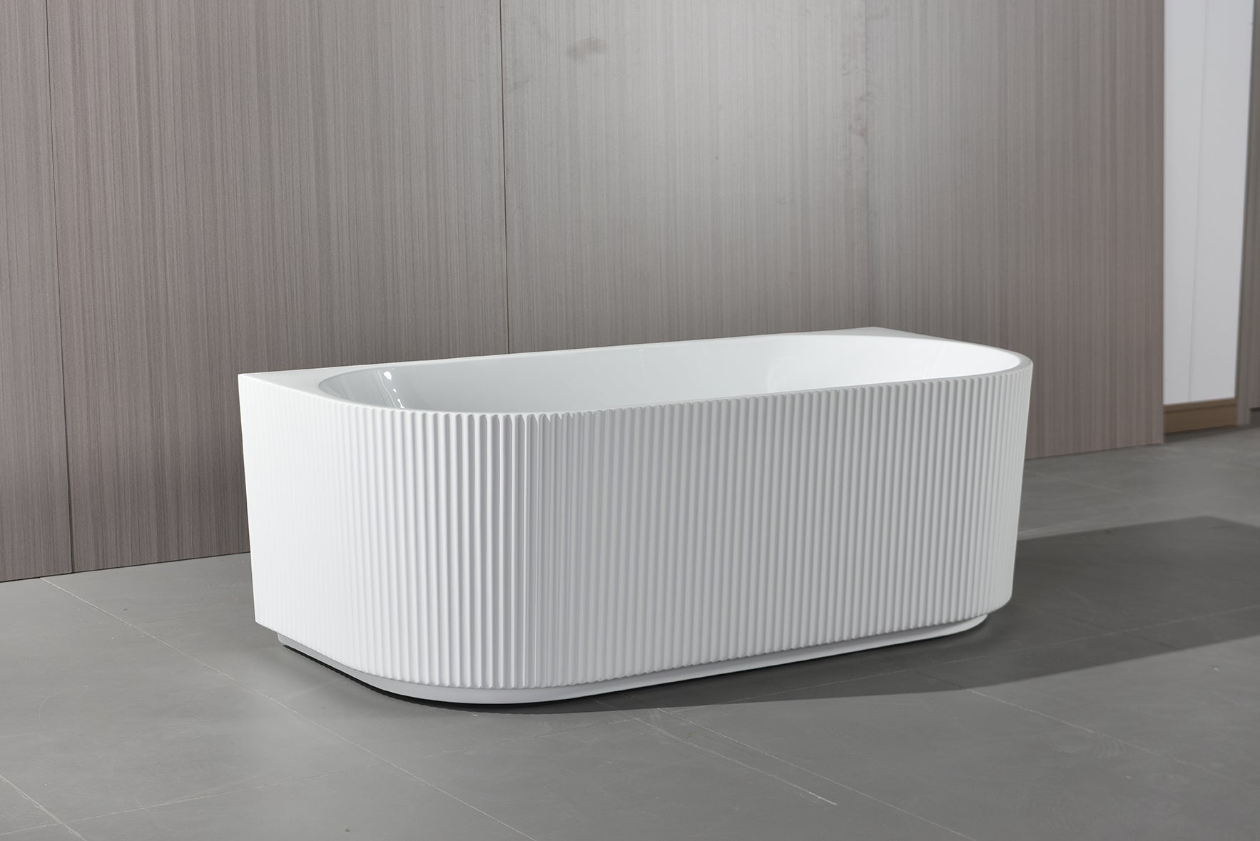 Badekar Nordic Wall 170 Mat Akryl