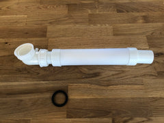 Afløbsslange uden vandlås