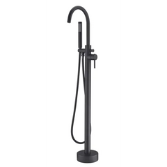 Fritstående gulvarmatur - Sort Krom