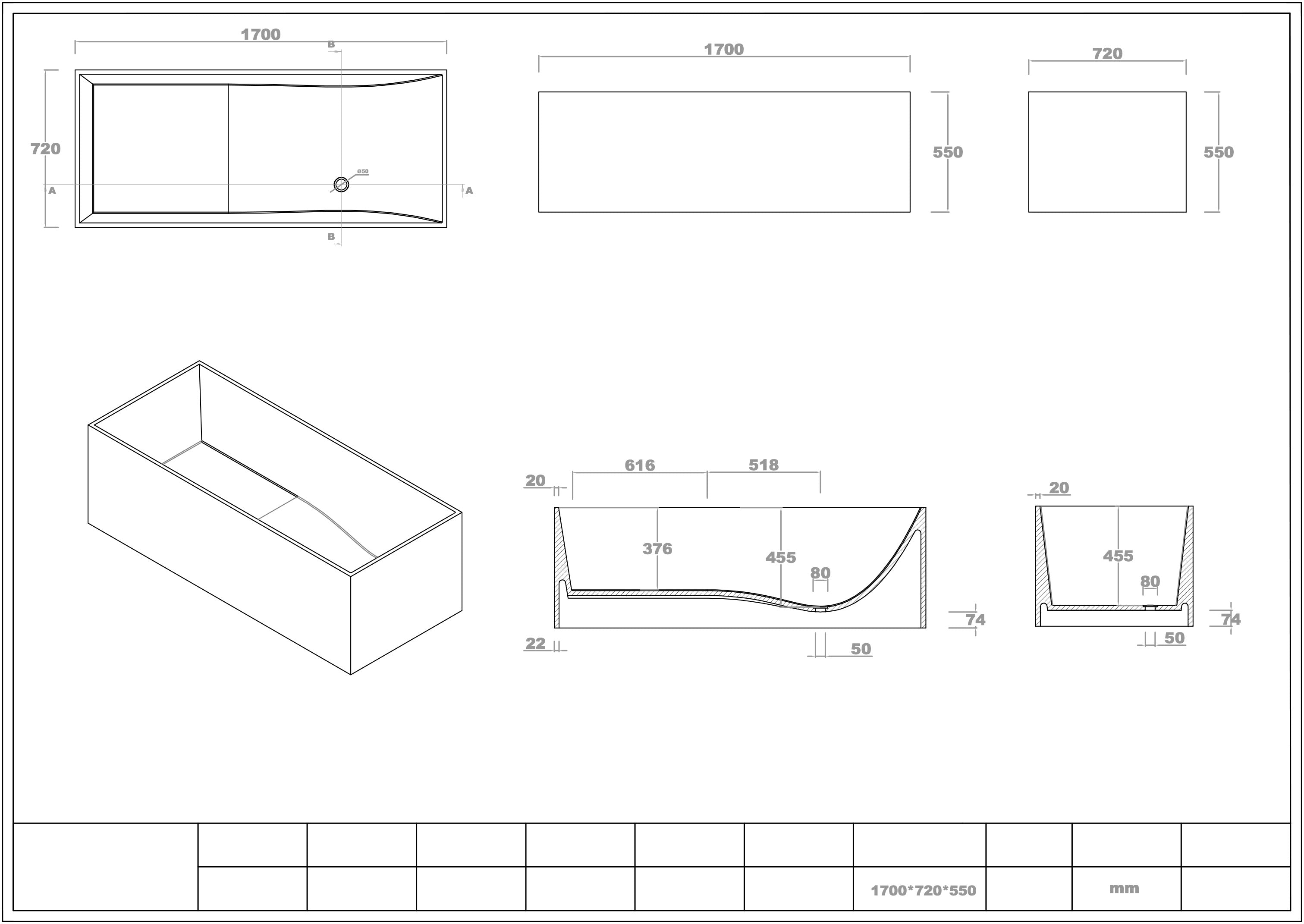Venedig 170 - Italiensk stenbadekar.