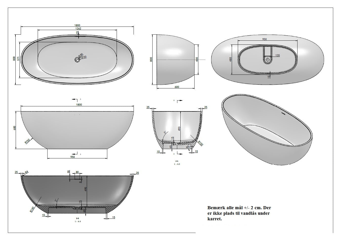 Firenze 180 - stenbadekar.