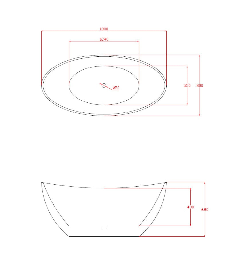 Toscana 180 - Mat Akryl